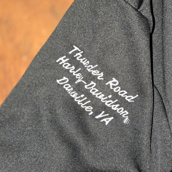 Harley-Davidson Black Long Sleeve Shirt Womens Size Medium - Picture 6 of 6